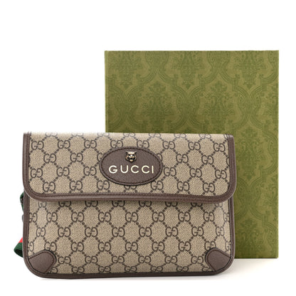 Gucci GG Supreme Monogram Neo Vintage Web Belt Bag Brown 3 of 11