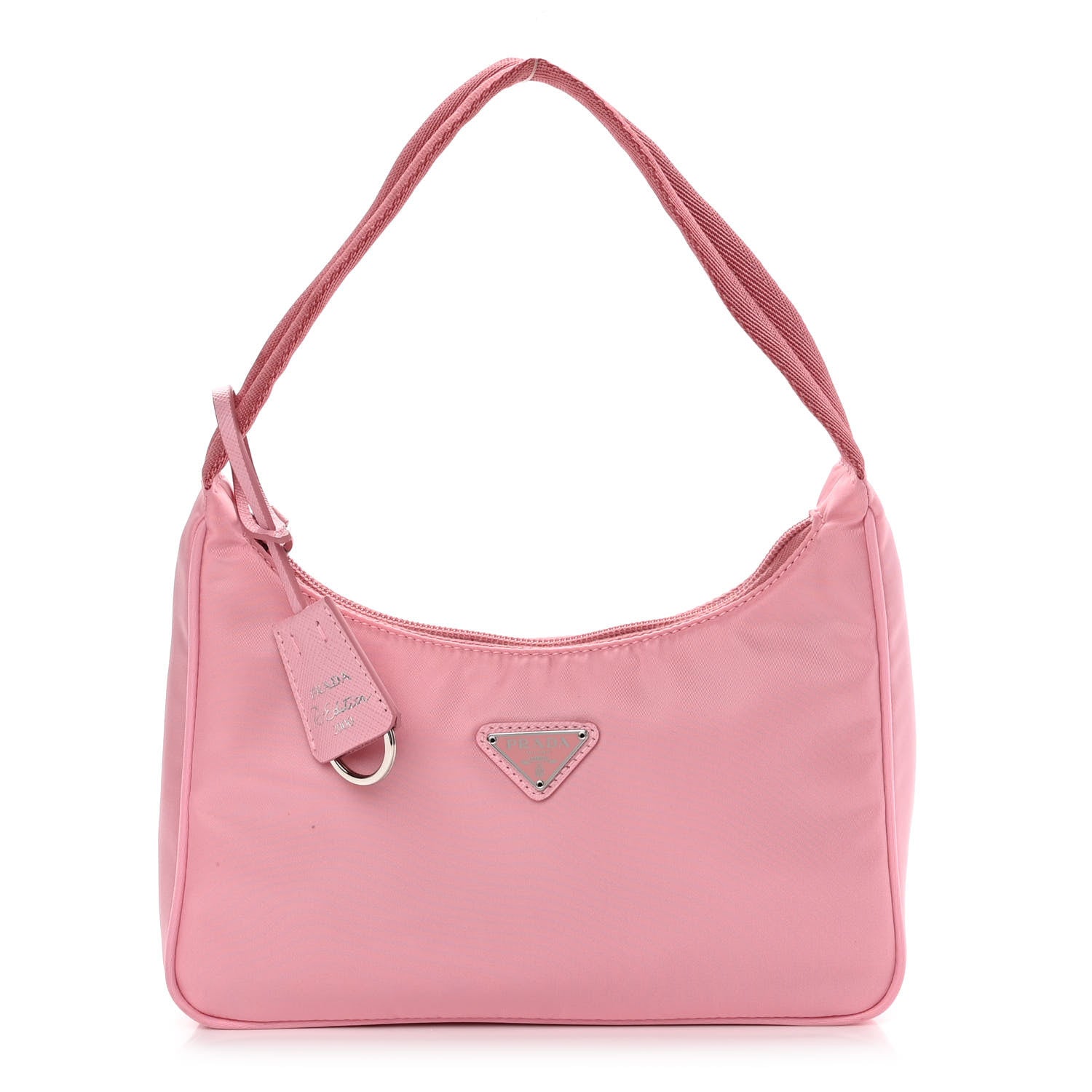 Prada Tessuto Nylon Saffiano Mini Re-Edition 2000 Bag Rosa 1 of 12