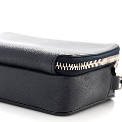 Christian Dior x AIR JORDAN Grained Calfskin Crossbody Blue 12 of 14