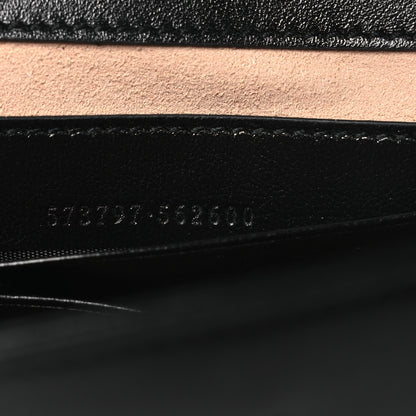 Gucci Textured Calfskin Web Mini Rajah Slim Flap Shoulder Bag Black 7 of 11
