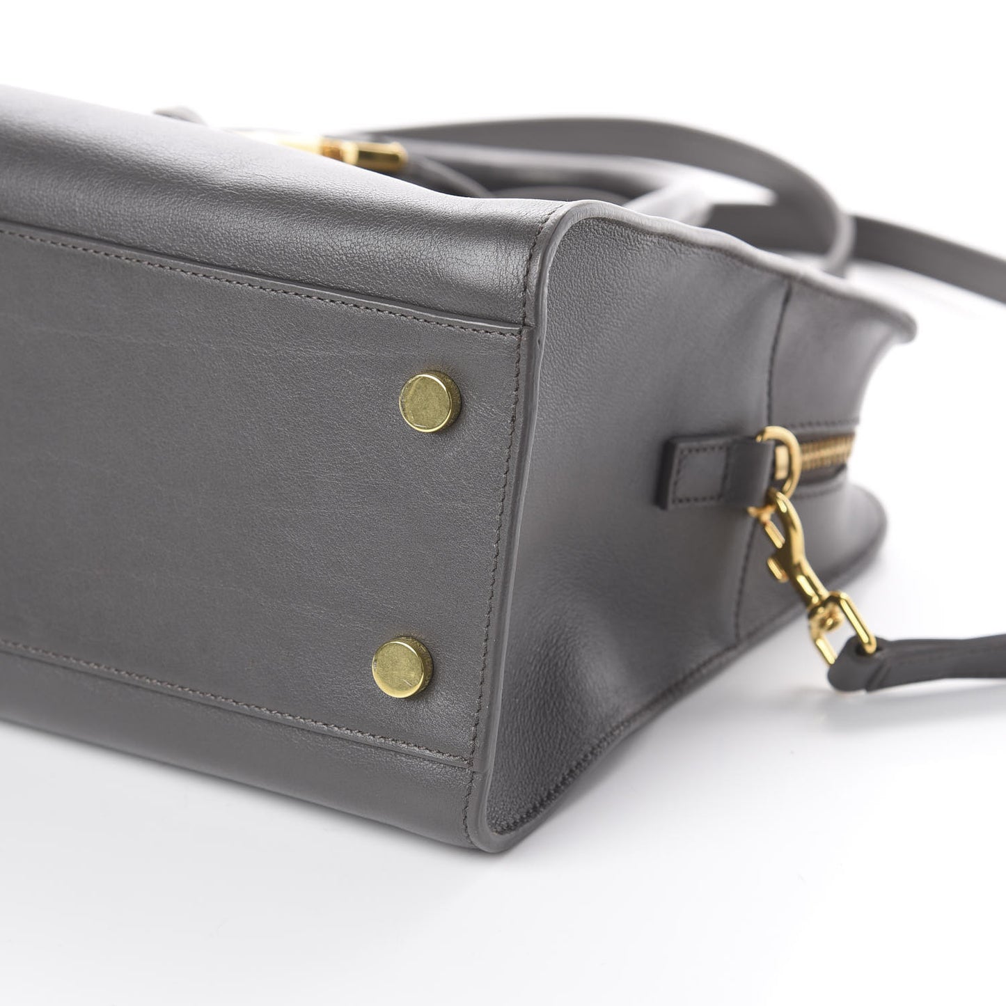 Calfskin Small Monogram Cabas Grey