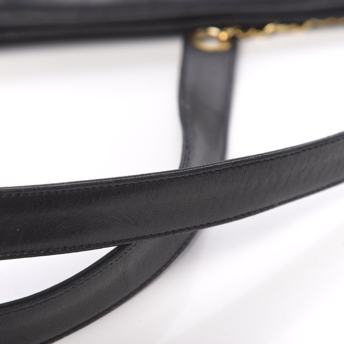 Lambskin CC Shoulder Bag Black
