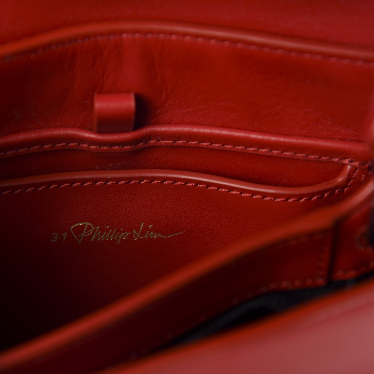3.1 Smooth Calfskin Mini Alix Top Handle Satchel Scarlet
