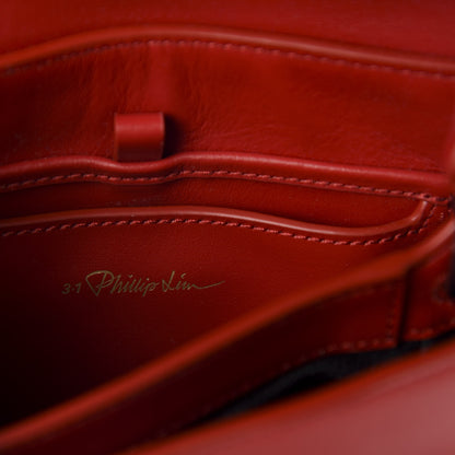 3.1 Phillip Lim 3.1 Smooth Calfskin Mini Alix Top Handle Satchel Scarlet 9 of 10