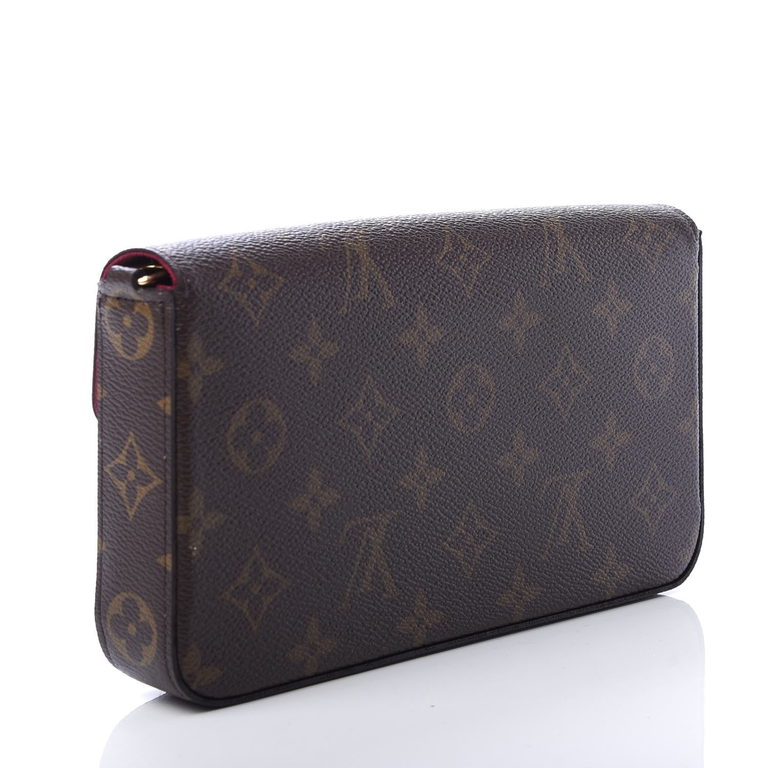 Louis Vuitton Monogram Pochette Felicie Chain Wallet Fuchsia 3 of 9