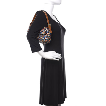 Fendi Sequin Embroidered Baguette Multicolor 2 of 10