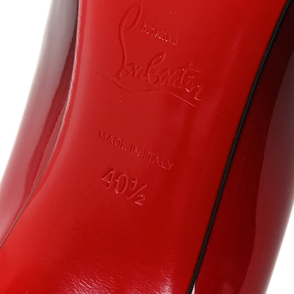 Christian Louboutin Patent Degrade Kate 100 Pumps 40.5 Black Red 7 of 7