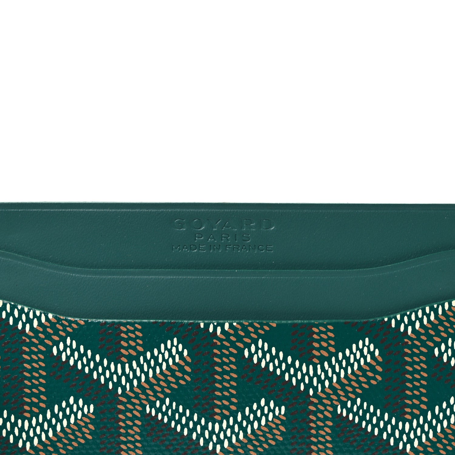 Goyard Goyardine Saint Sulpice Card Holder Green 6 of 7