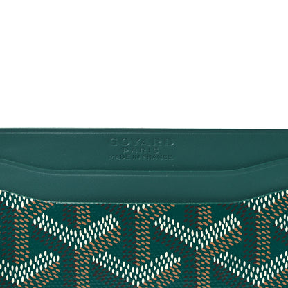 Goyard Goyardine Saint Sulpice Card Holder Green 6 of 7