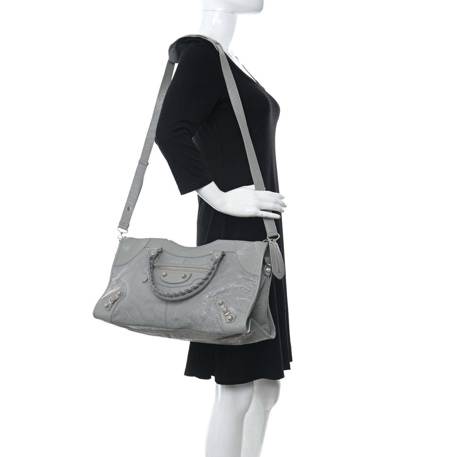 Balenciaga Agneau Giant Gold 12 Hardware Part Time Gris Haussmannien 2 of 11