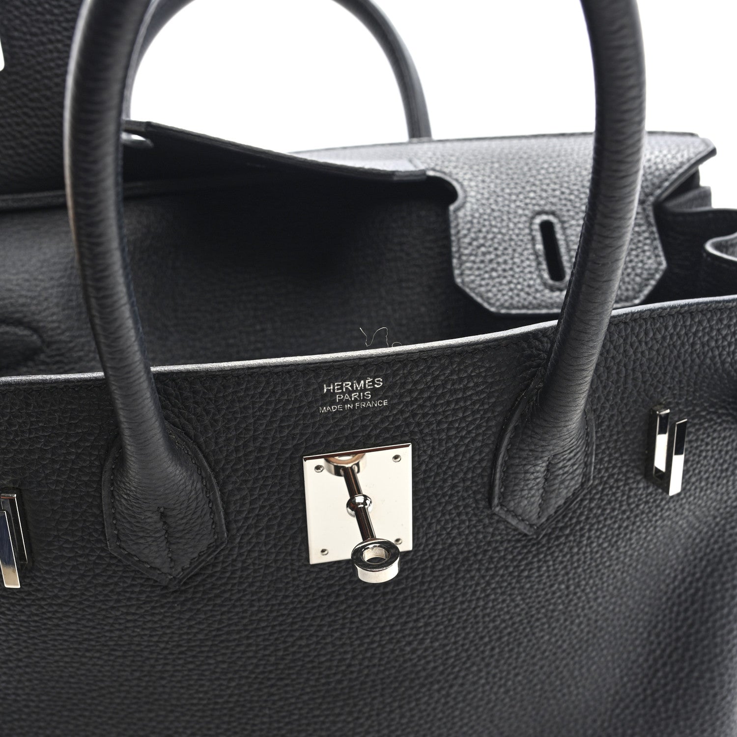 Hermes Togo BIRKIN 30 Black 6 of 10