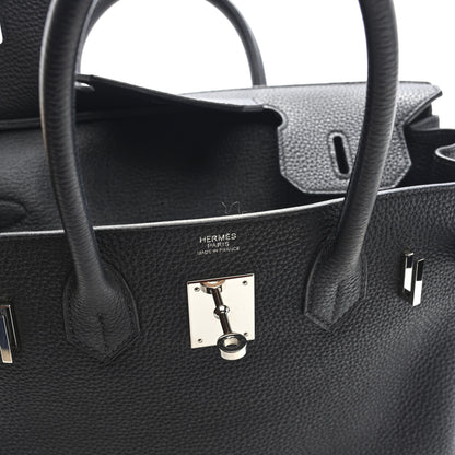 Hermes Togo BIRKIN 30 Black 6 of 10