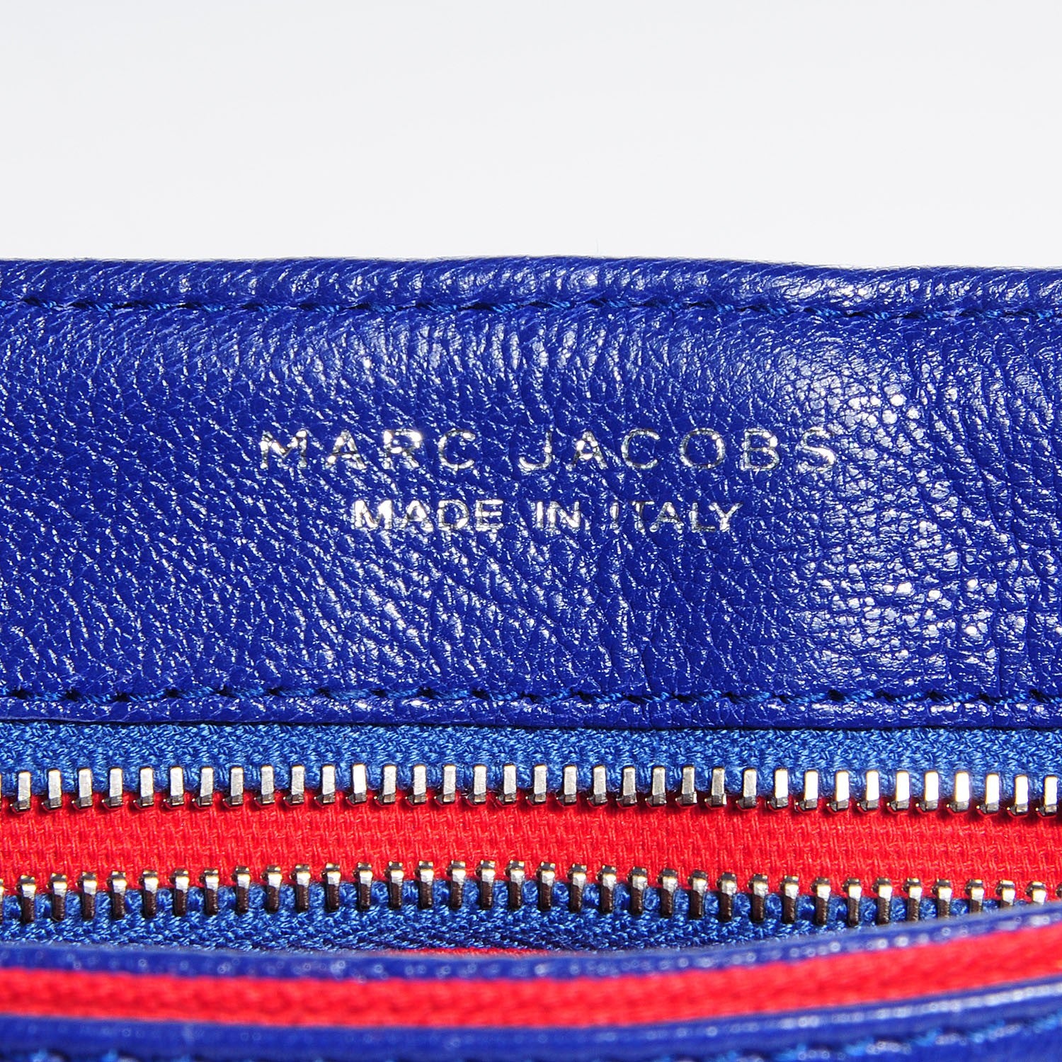 Marc Jacobs Lambskin Quilted The Large Single Flap Bright Blue 8 of 9