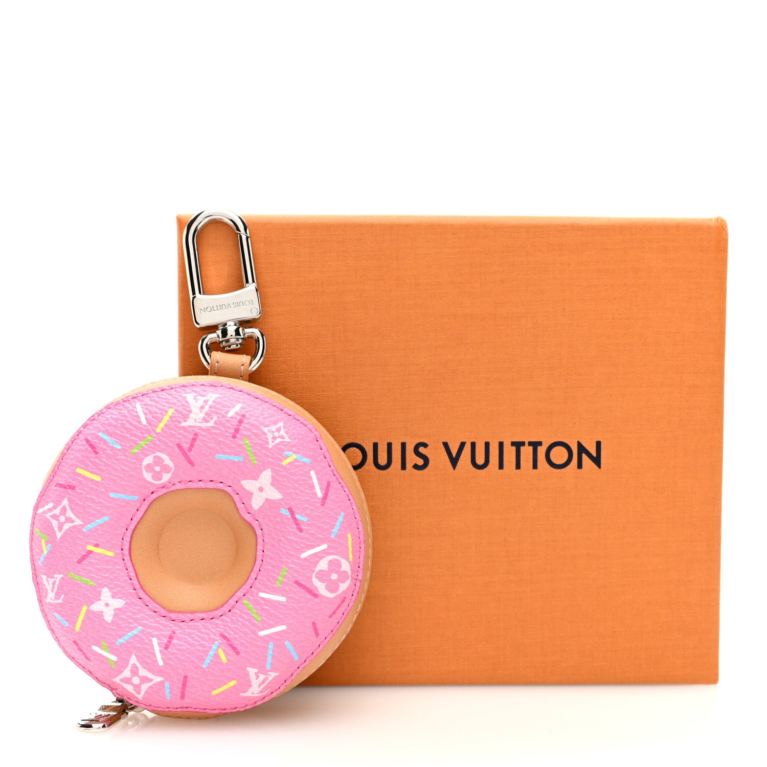 Louis Vuitton LV Donut Bag Charm Key Holder Pink 1662767