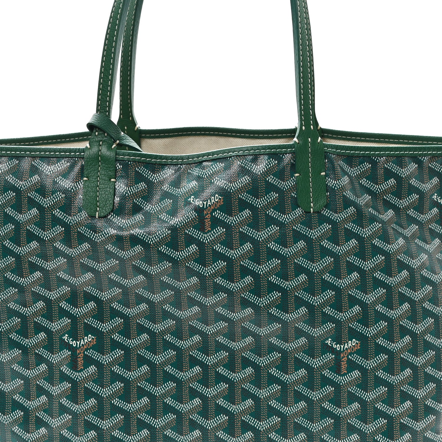 Goyard Goyardine Saint Louis PM Green 9 of 12