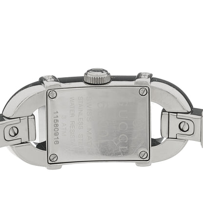 Gucci Stainless Steel Diamond 16mm 6800L Bamboo Quartz Watch Silver 4 of 4