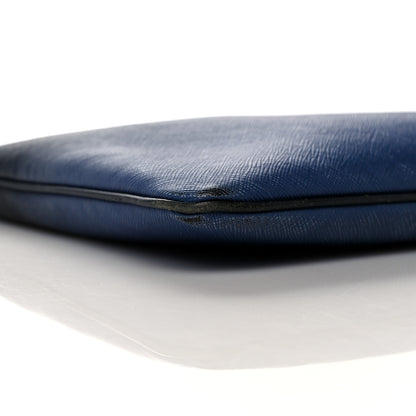 Fendi Vitello Elite Pouch Black Blue 10 of 17