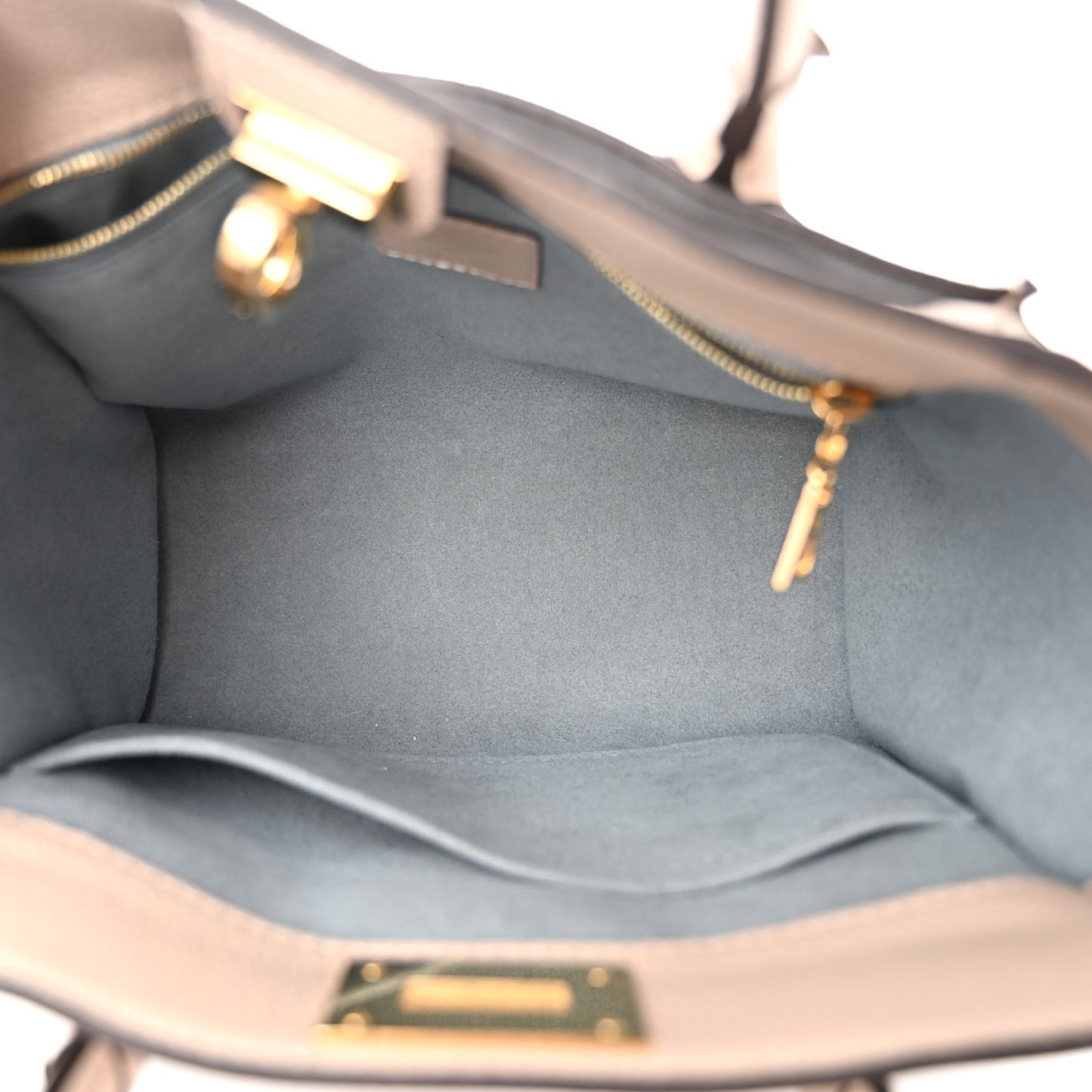 Calfskin Monogram On My Side PM Greige