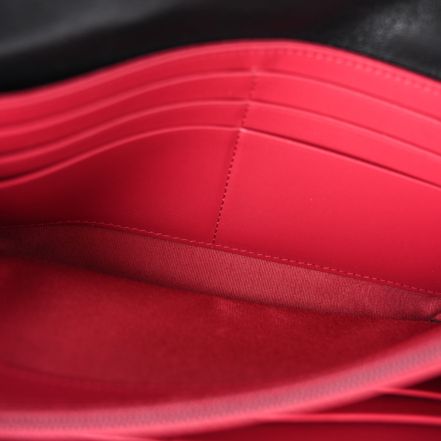 Lambskin Quilted Chanel 19 Flap Wallet Black