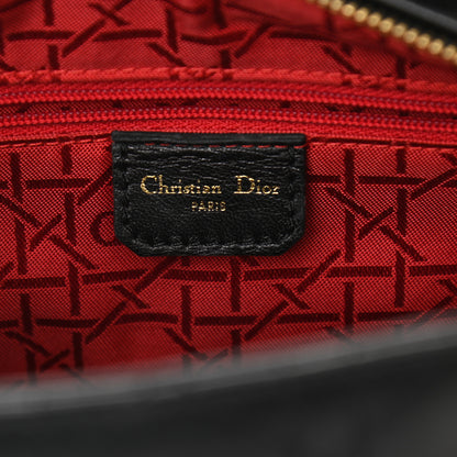 Christian Dior Lambskin Cannage Medium Lady Dior Black 6 of 10