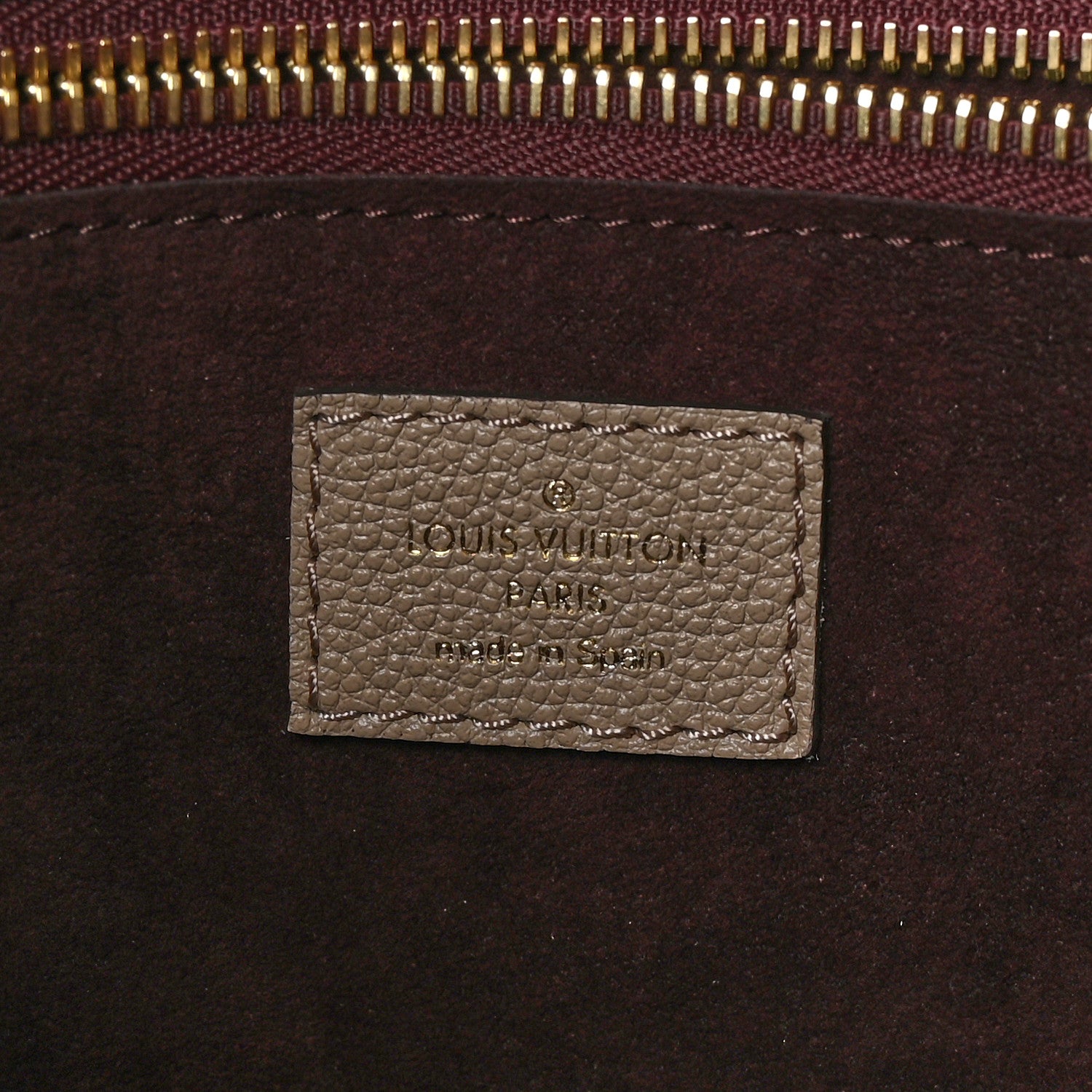 Louis Vuitton Empreinte Monogram Giant Neverfull MM Tourterelle 8 of 11