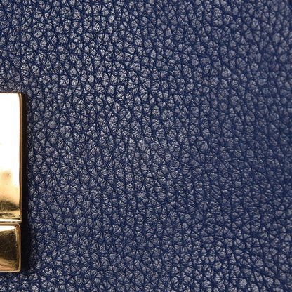 Chloe Grained Lambskin Mini Drew Shoulder Bag Royal Navy 6 of 9