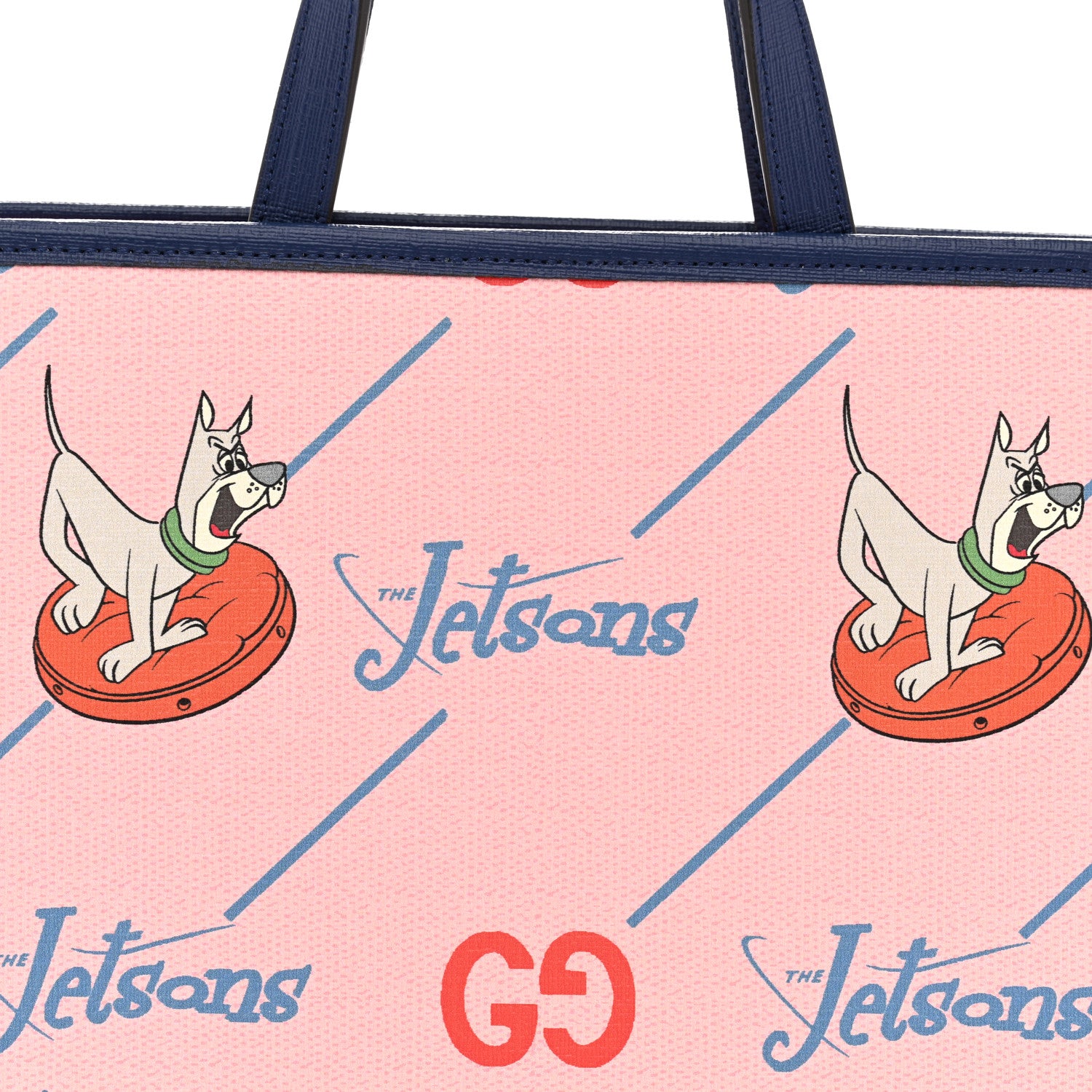 Gucci Coated Canvas Interlocking G The Jetsons Childrens Tote Pink