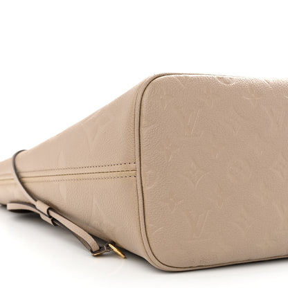 Louis Vuitton Empreinte Monogram Giant Neverfull MM Tourterelle 10 of 12