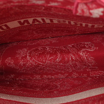 Christian Dior Canvas Embroidered Medium Dioriviera Toile De Jouy Book Tote Raspberry 4 of 10