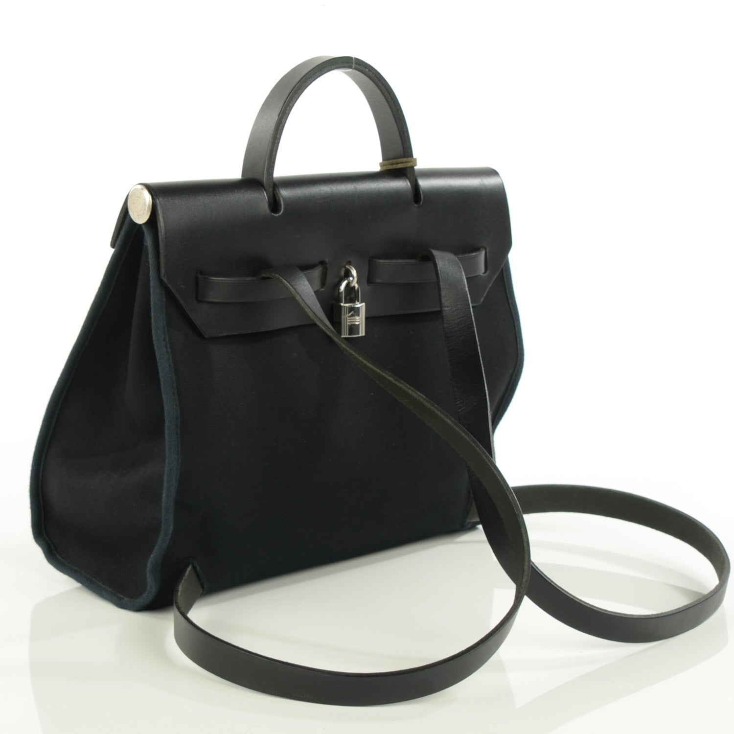 Hermes Toile Herbag Backpack Black Black 7 of 13