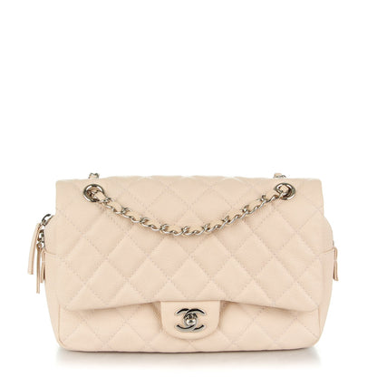 Chanel Caviar Quilted Medium Casual Journey Flap Light Pink 1 of 8