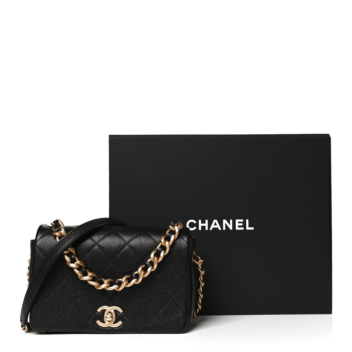 Chanel Caviar Quilted Small Fashion Therapy Flap Bag Black 13 of 13