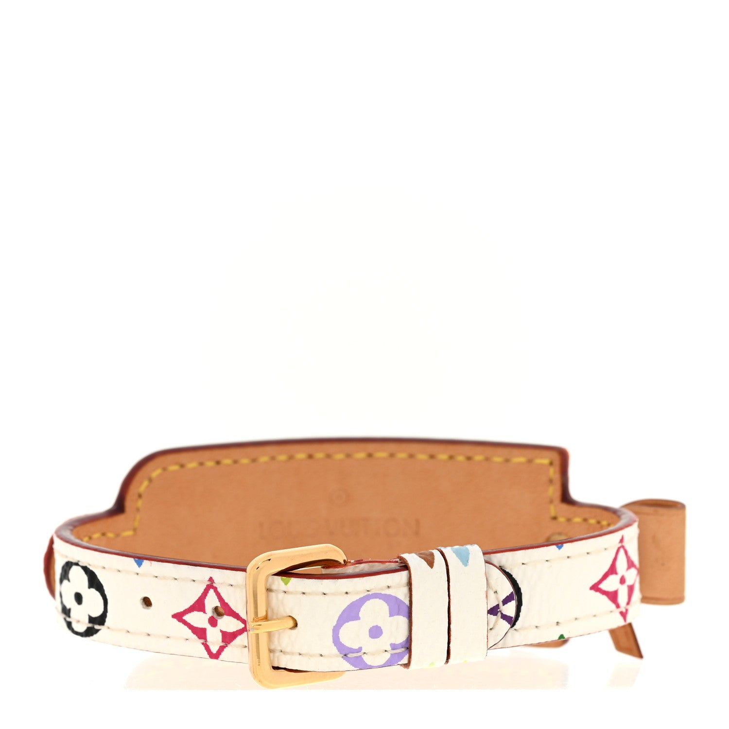Louis Vuitton Monogram Multicolor Address Wish Bracelet White 3 of 8