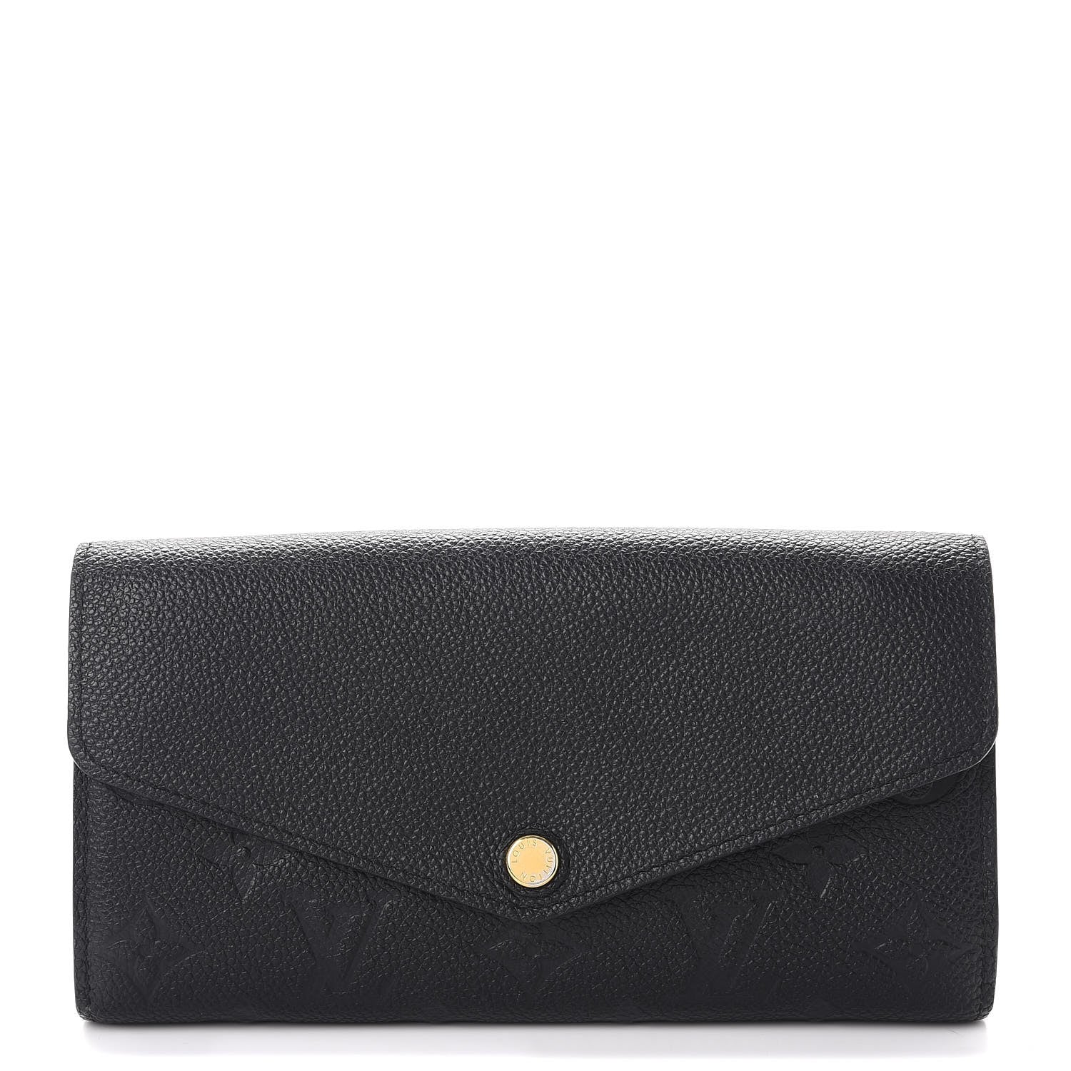Louis Vuitton Empreinte Sarah Wallet NM Black 1 of 8