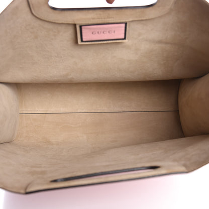 Gucci Calfskin GucciGhost Real Large XL Tote Hibiscus Red 5 of 7