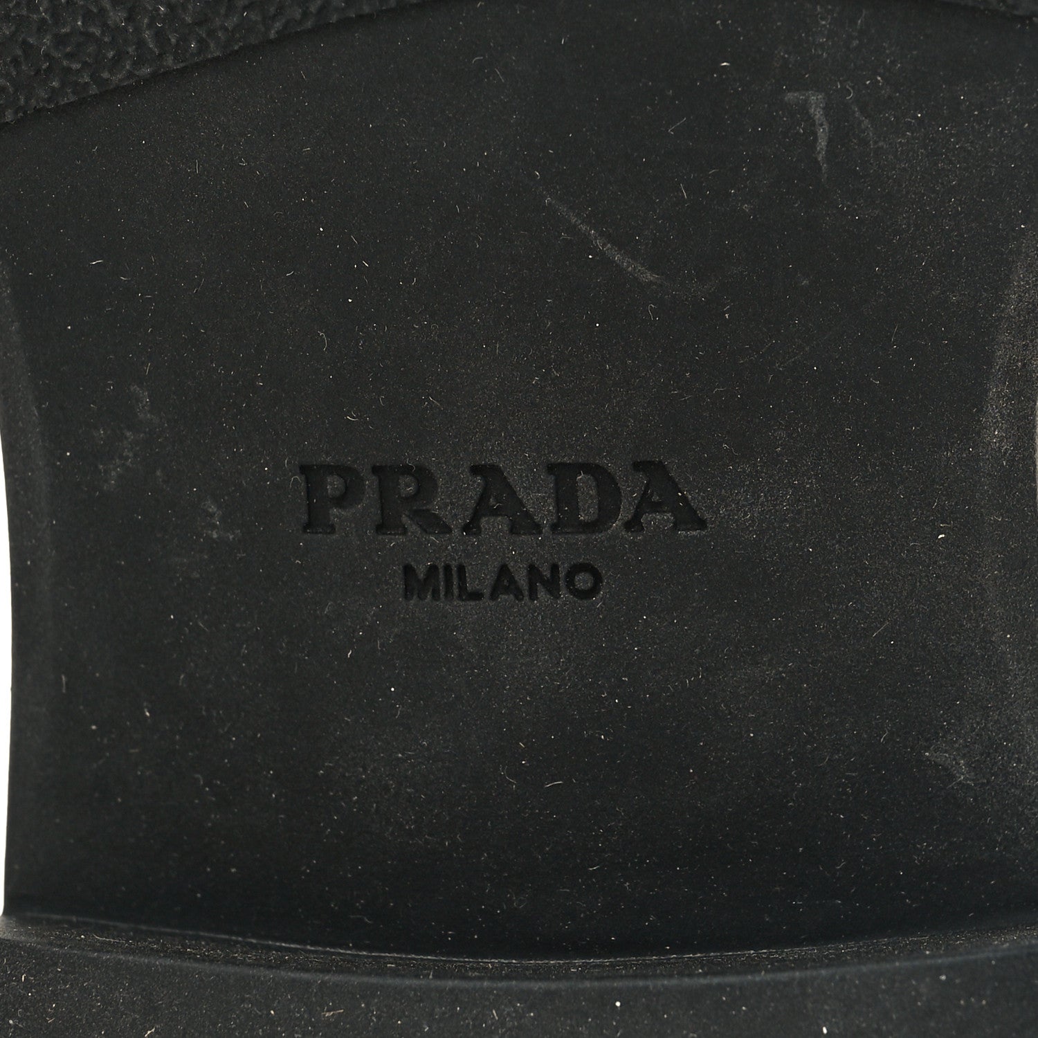 Prada Satin Crystal Metal Triangle Logo 50mm Loafers 38 Cristal 7 of 9