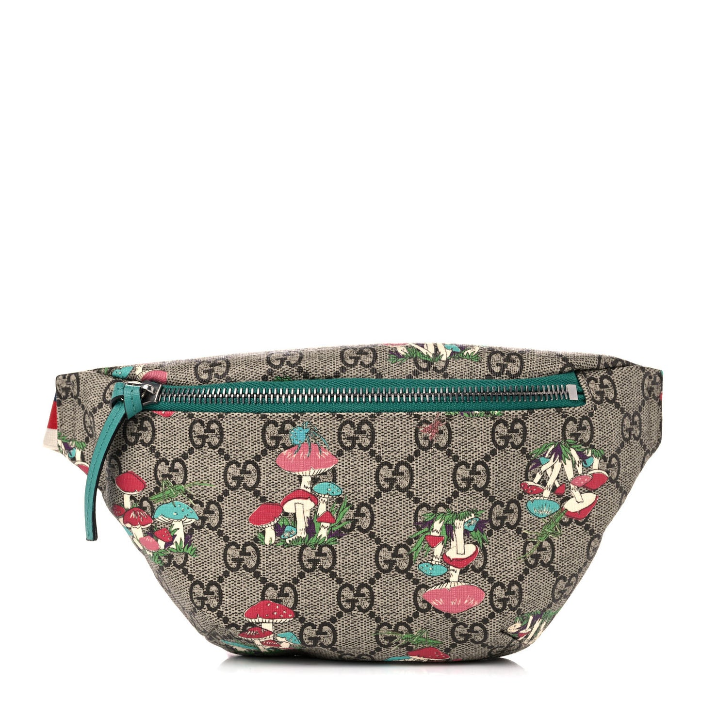 GG Supreme Childrens Mushroom Print Belt Bag
