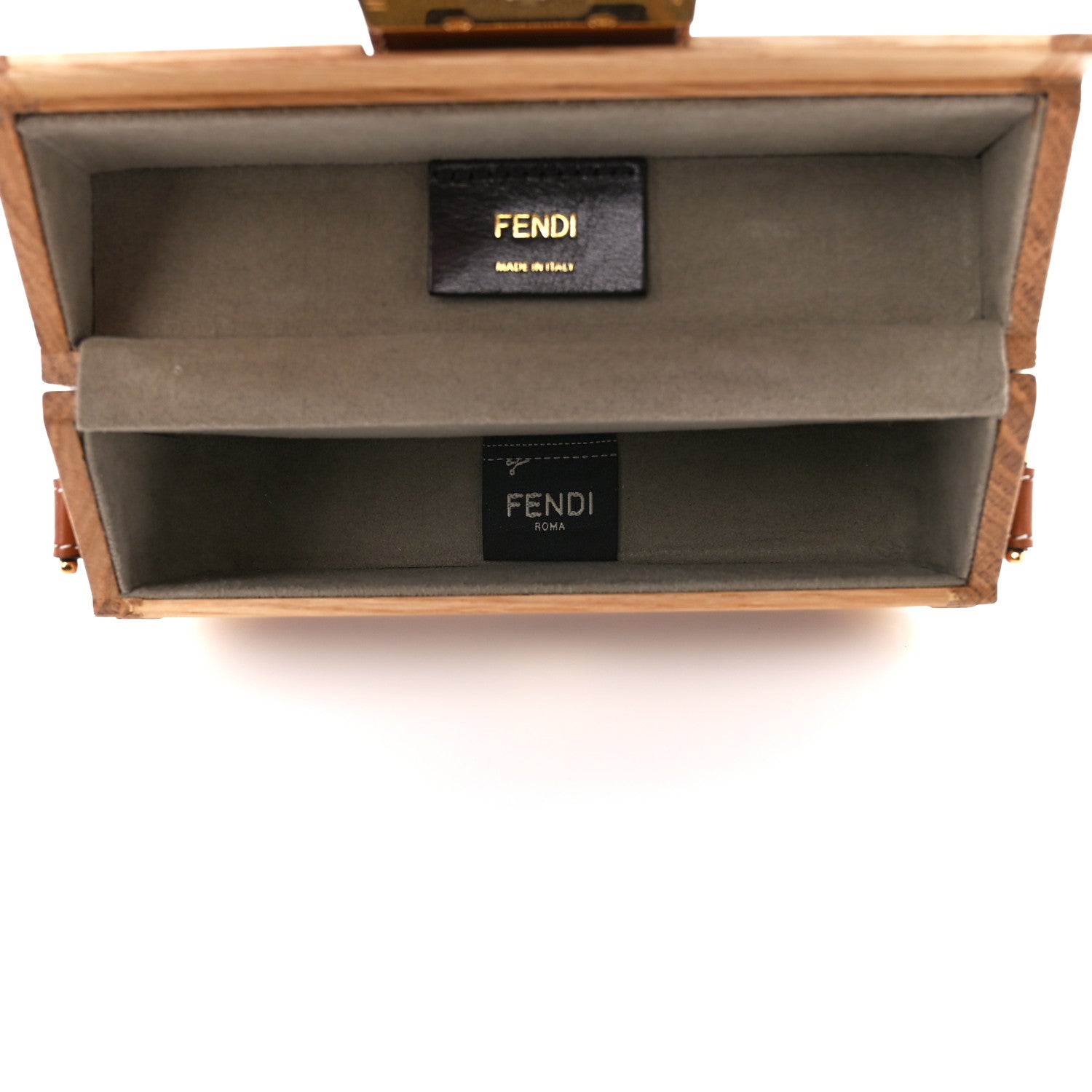 Fendi Wood Mini Baguette Trunk 4 of 10