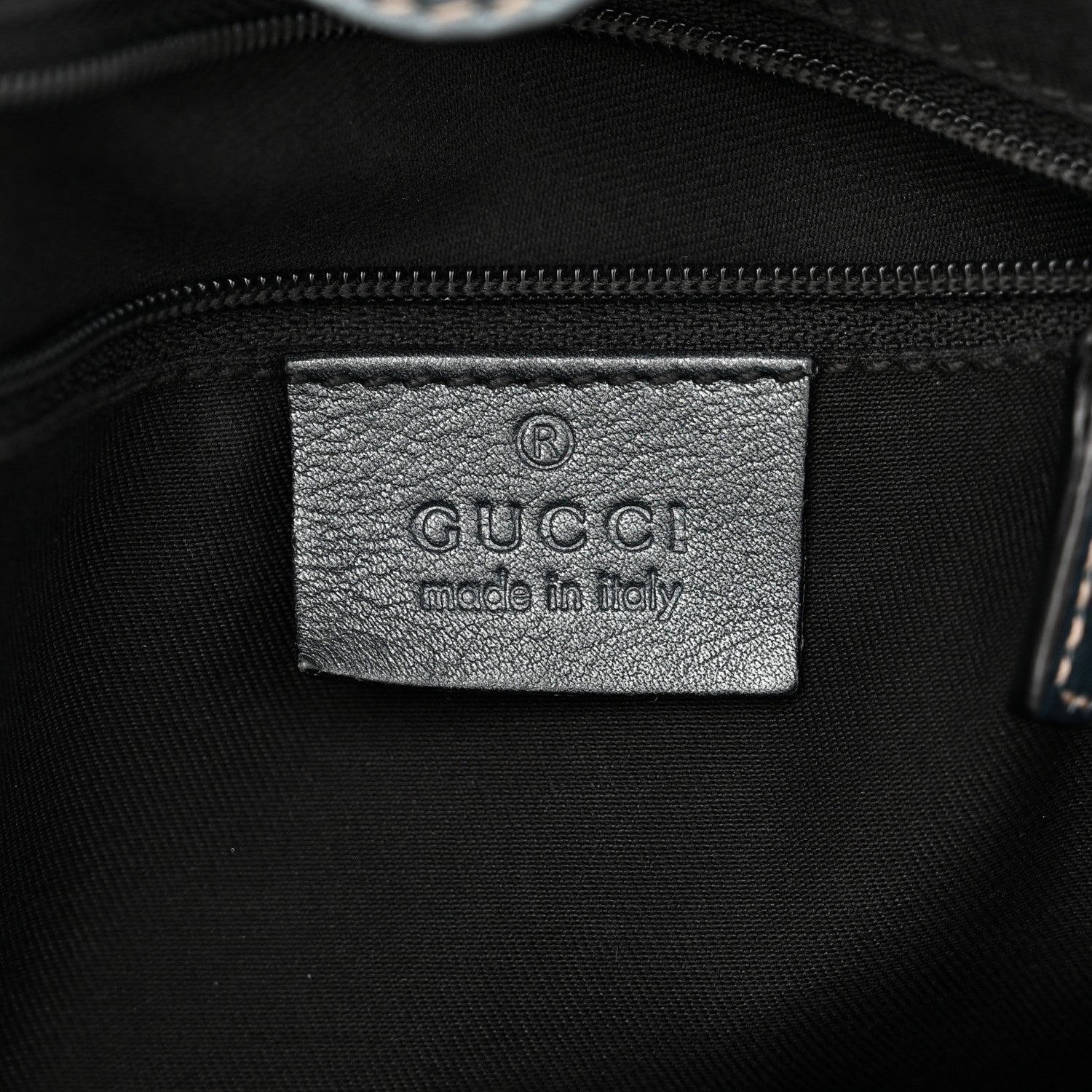Gucci Monogram Medium Sukey Tote Metallic Blue 5 of 8