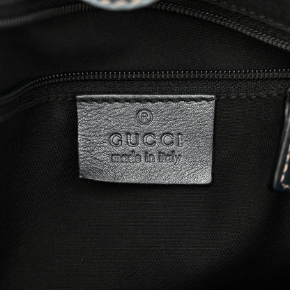 Gucci Monogram Medium Sukey Tote Metallic Blue 5 of 8
