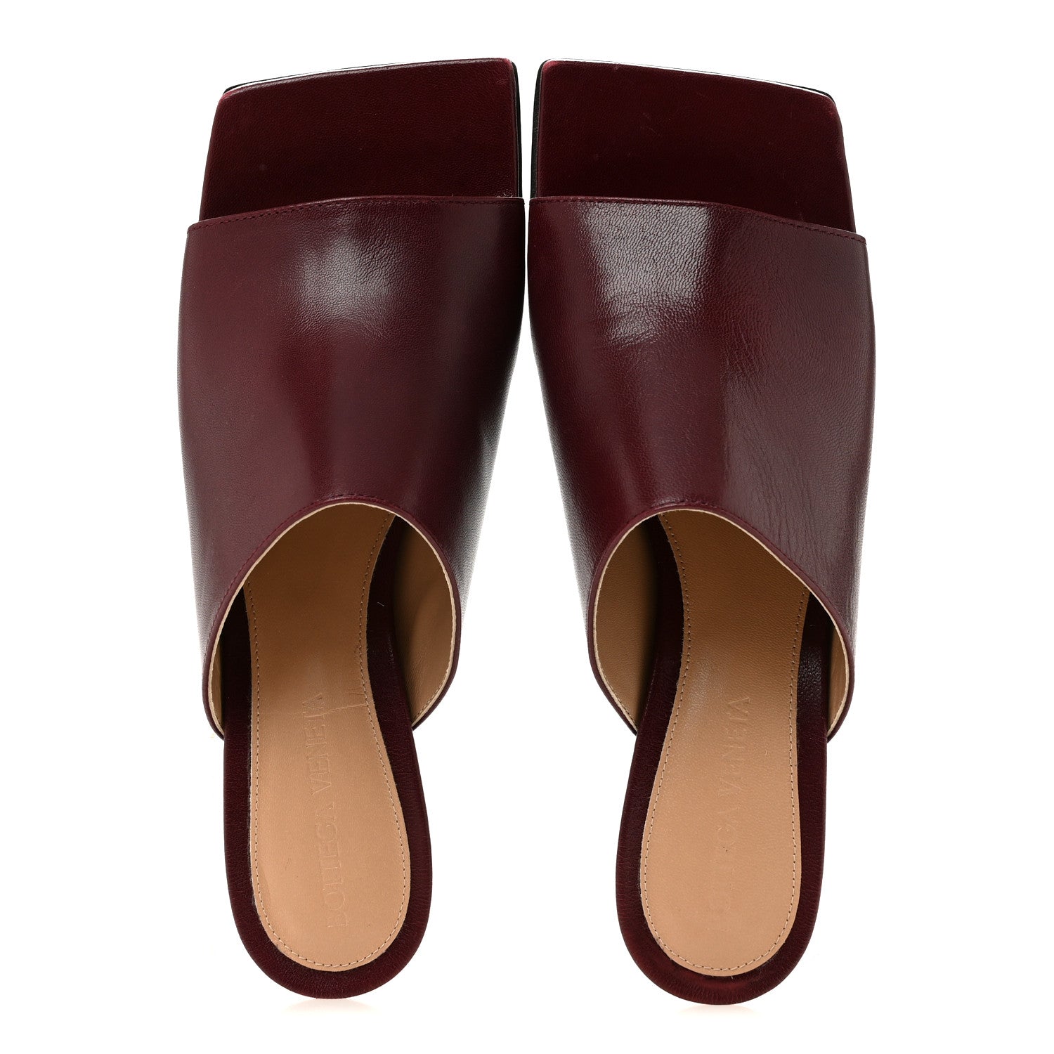 Bottega Veneta Lambskin Stretch Mule 40mm Sandals 35 Barolo 2 of 8