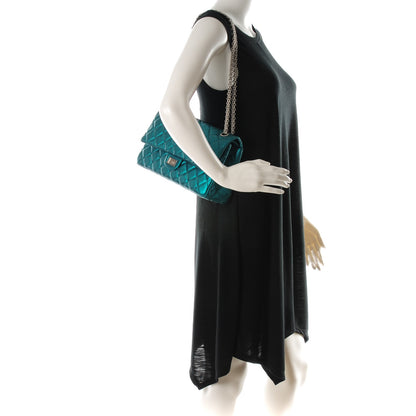 Chanel Metallic Calfskin Quilted 2.55 Reissue 226 Flap Turquoise 2 of 8