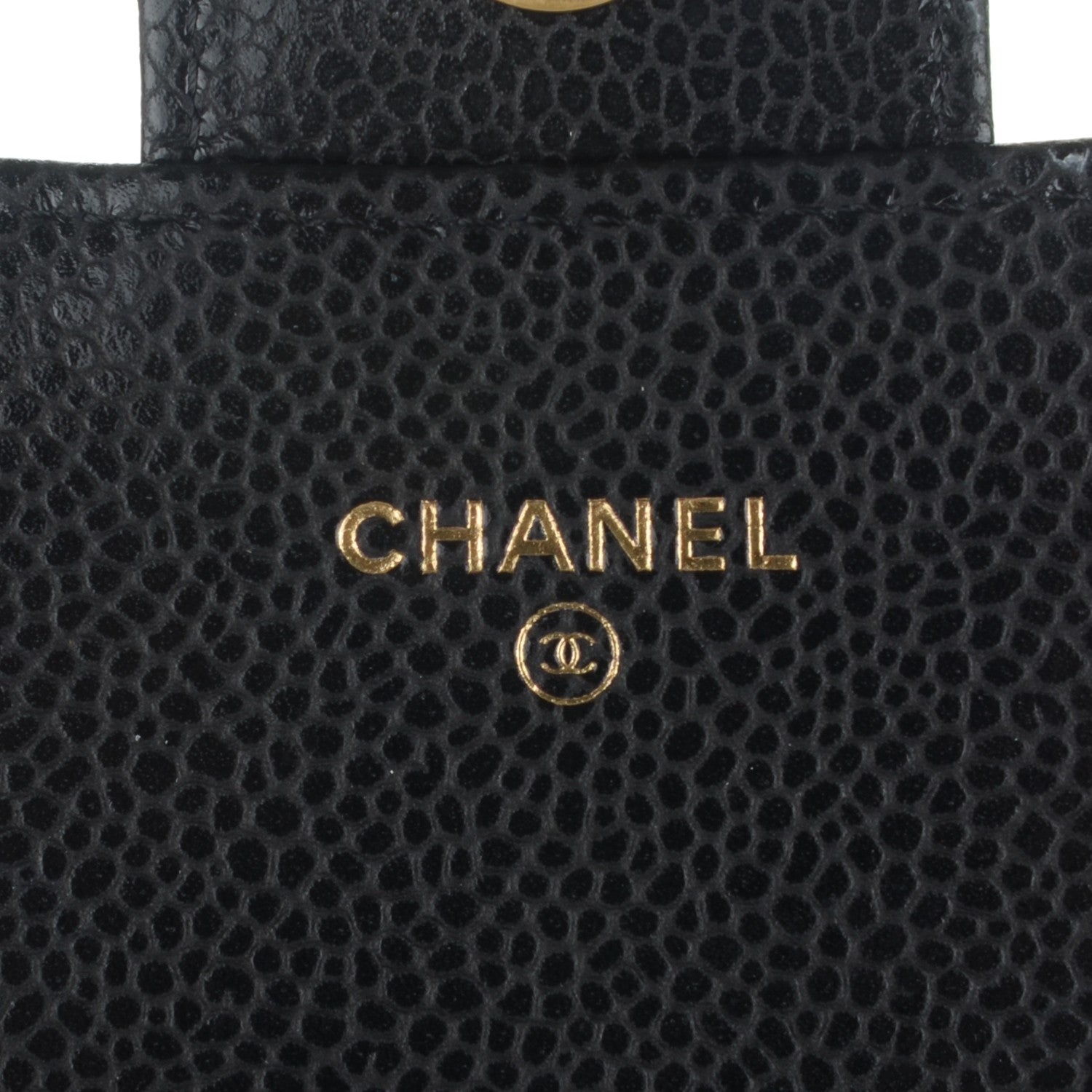 Chanel Caviar Quilted Wallet On Removable Chain Black 6 of 8