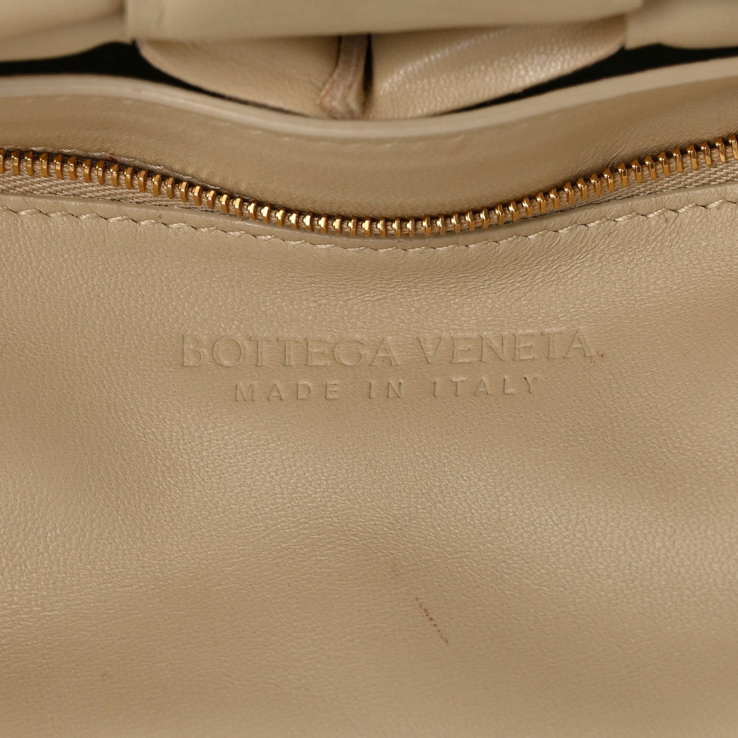 Nappa Maxi Intrecciato Padded Cassette Crossbody Bag Porridge