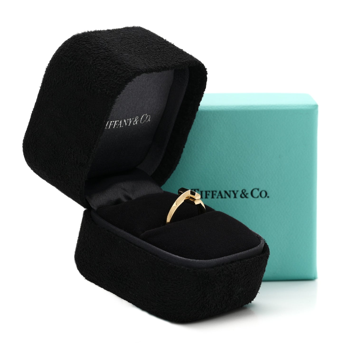 18K Yellow Gold Diamond 2.5mm T T1 Ring 49 5