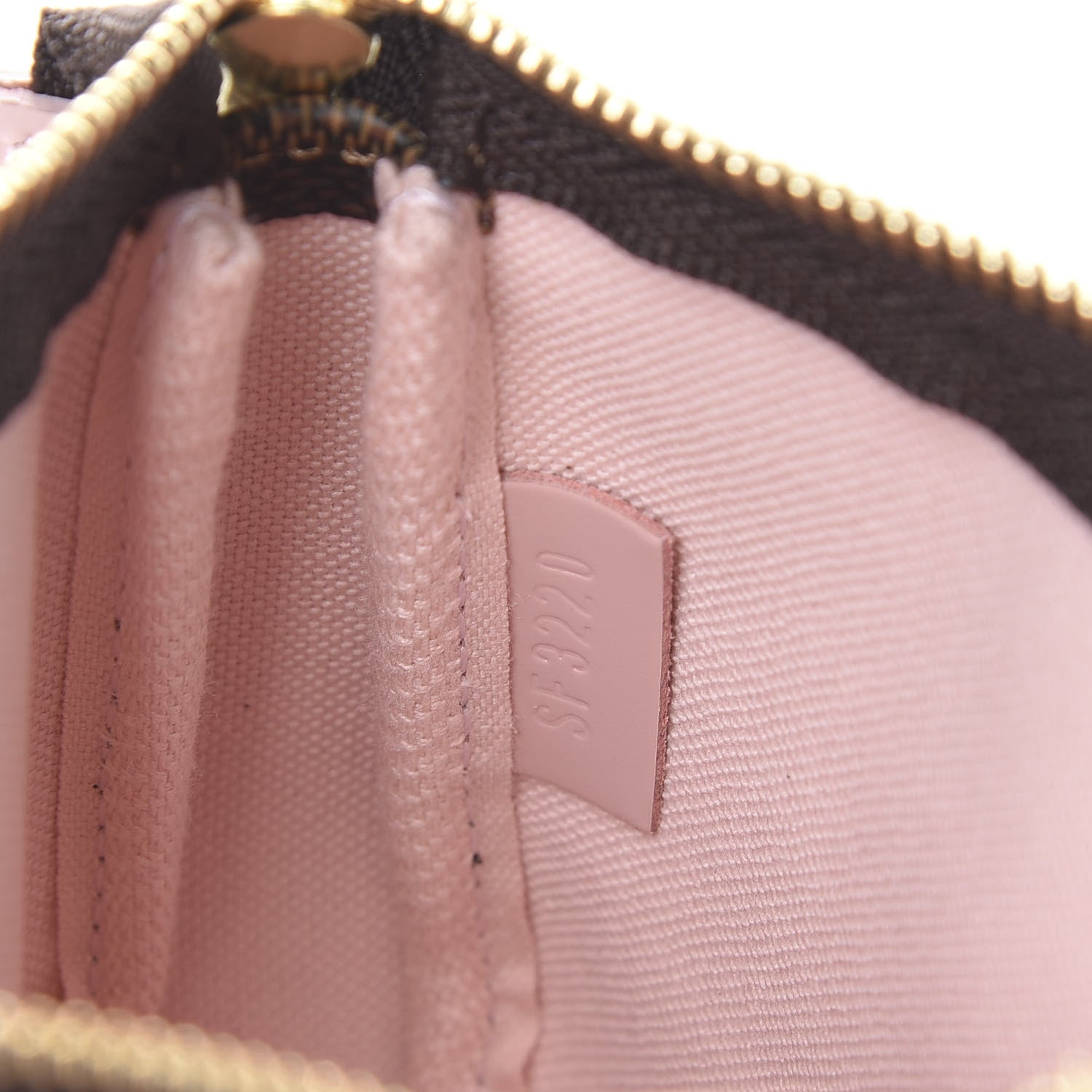 Louis Vuitton Damier Ebene 2020 Christmas Animation Big Wheel Mini Pochette Accessories Rose Ballerine 6 of 7