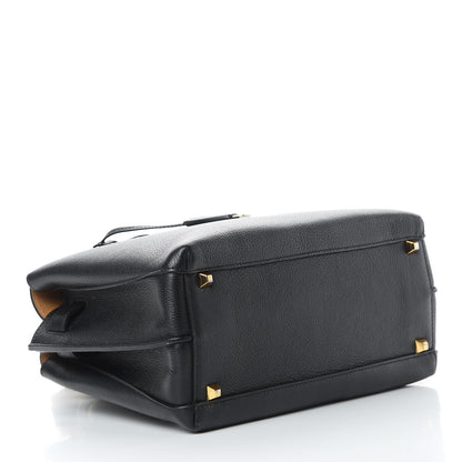 MCM Grained Calfskin Medium Milla Tote Black 4 of 15