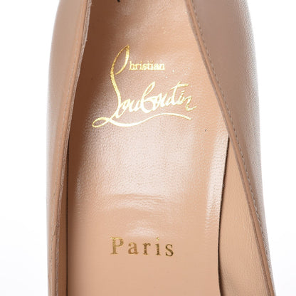 Christian Louboutin Kid Pigalle Follies 55 Pumps 37.5 Nude 8 of 14