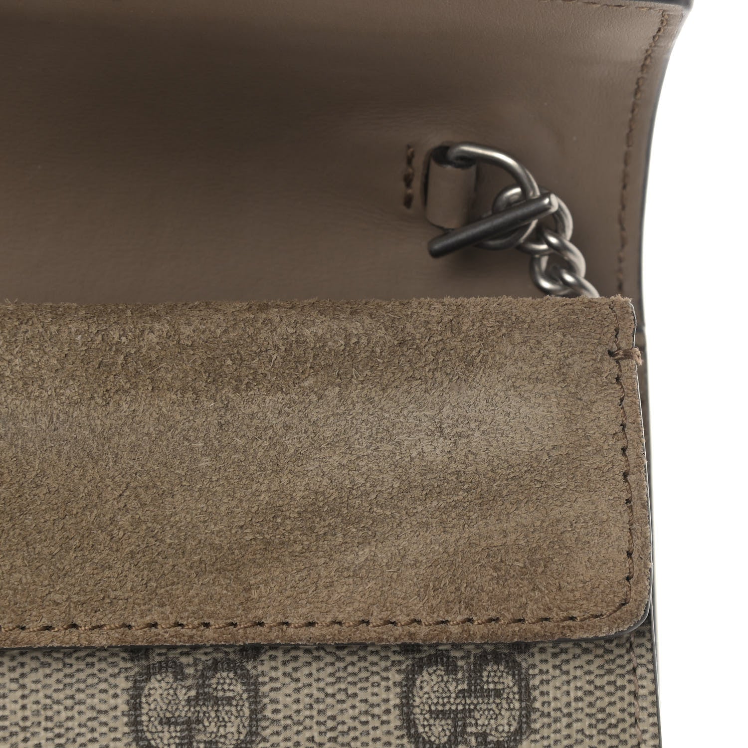 Gucci GG Supreme Monogram Super Mini Dionysus Shoulder Bag Taupe 6 of 6
