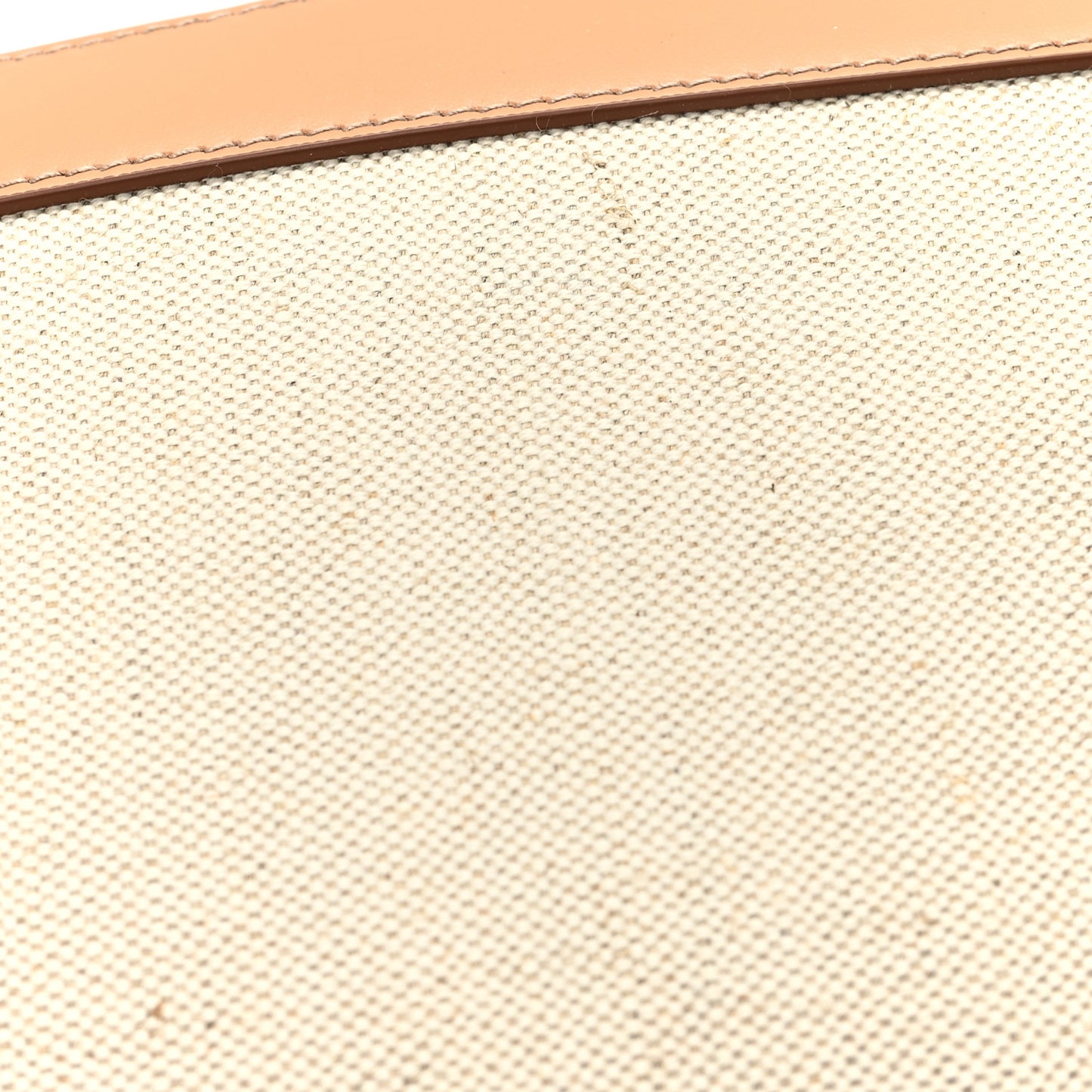 Linen Vitello Medium Logo Tote Natural